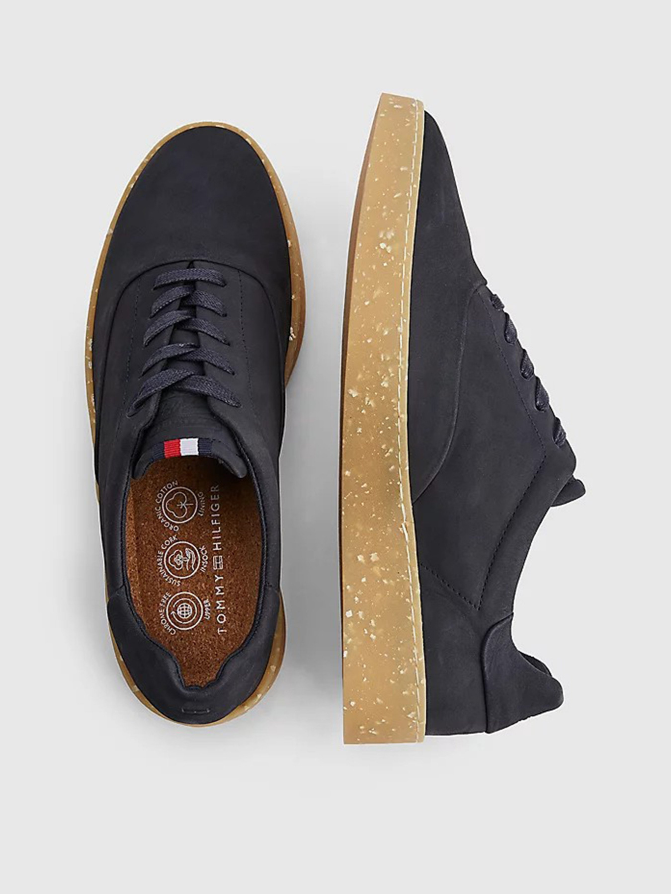 Кеды низкие Tommy Hilfiger Modern Oxford модель FM0FM04156-DW5 Фото