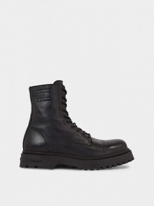 Ботинки Tommy Hilfiger Lace-Up Cleat Debossed Logo Mid Boots модель EM0EM01244-BDS Фото