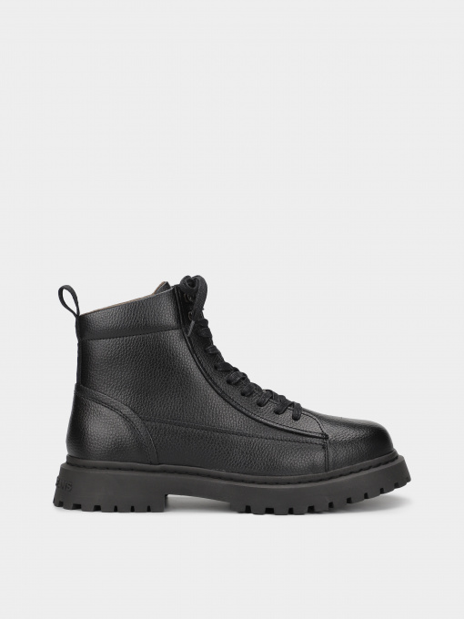 Черевики та чоботи Tommy Hilfiger Warm Lined Lace-Up Leather Ankle Boots модель EM0EM01274-BDS Фото