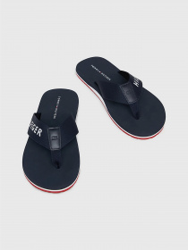 Вьетнамки Tommy Hilfiger LOGO STRAP FLIP-FLOPS модель FM0FM04618-DW5 Фото