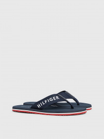 Вьетнамки Tommy Hilfiger LOGO STRAP FLIP-FLOPS модель FM0FM04618-DW5 Фото