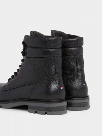 Ботинки Tommy Hilfiger Warm Lined Leather Mid Boots модель FM0FM04802-BDS Фото