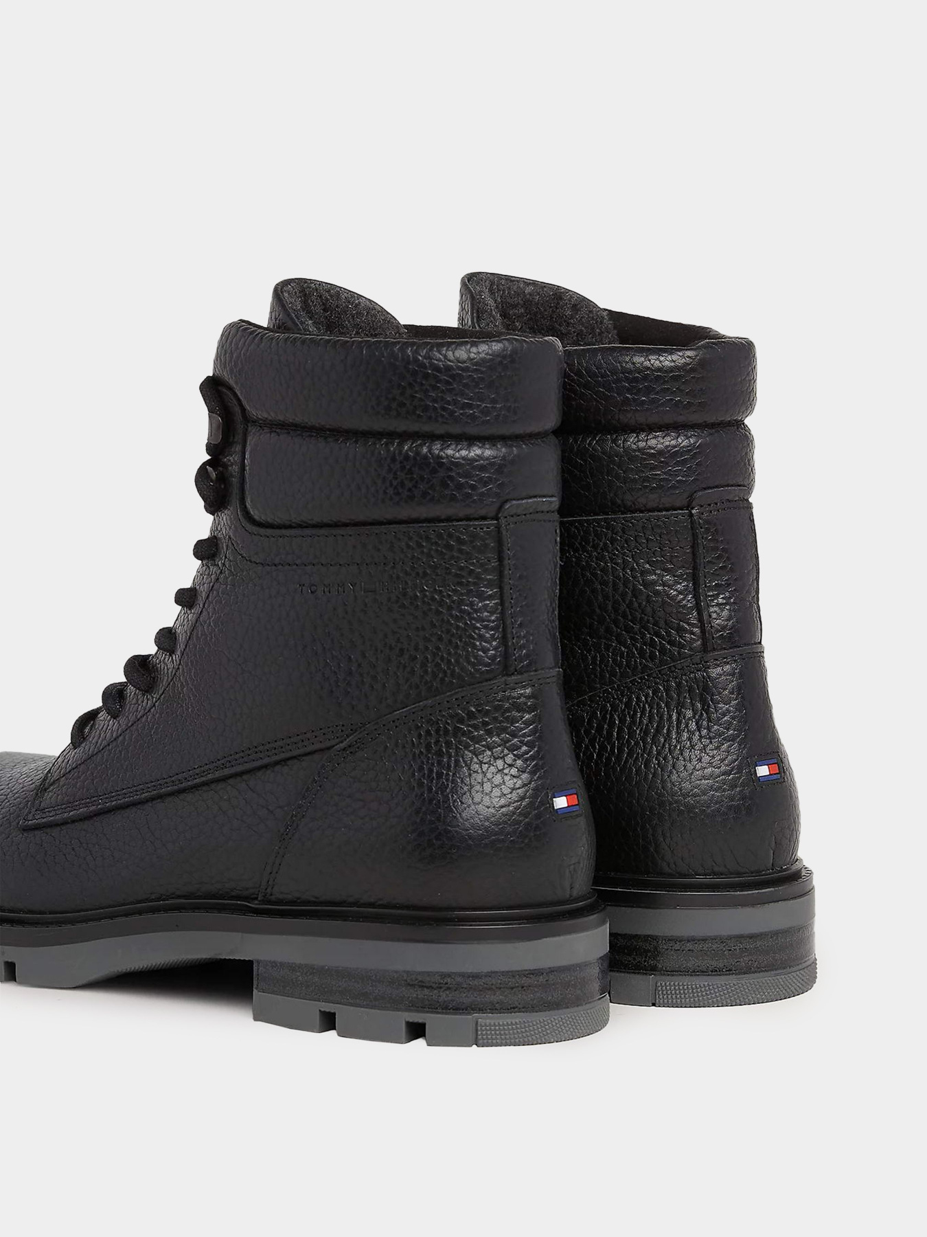 Ботинки Tommy Hilfiger Warm Lined Leather Mid Boots модель FM0FM04802-BDS Фото