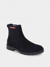 Челсі Tommy Hilfiger Signature Tape Suede Chelsea Ankle Boots Модель FM0FM04803-DW5 Фото