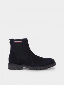 Челсі Tommy Hilfiger Signature Tape Suede Chelsea Ankle Boots Модель FM0FM04803-DW5 Фото