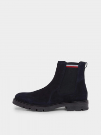 Челсі Tommy Hilfiger Signature Tape Suede Chelsea Ankle Boots модель FM0FM04803-DW5 Фото