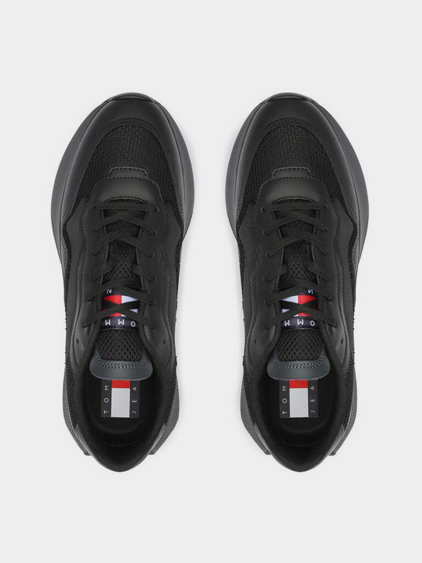 Кросівки повсякденні Tommy Hilfiger Mixed Texture Cleat Leather Runner Trainers модель EM0EM01259-BDS Фото