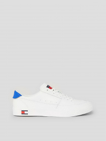 Кеды низкие Tommy Hilfiger Contrast Heel Lace Up модель EM0EM01341-YBL Фото