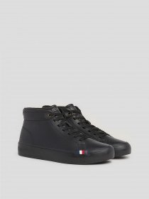 Кеды высокие Tommy Hilfiger Modern Leather Mid-Top Trainers модель FM0FM04820-0GQ Фото