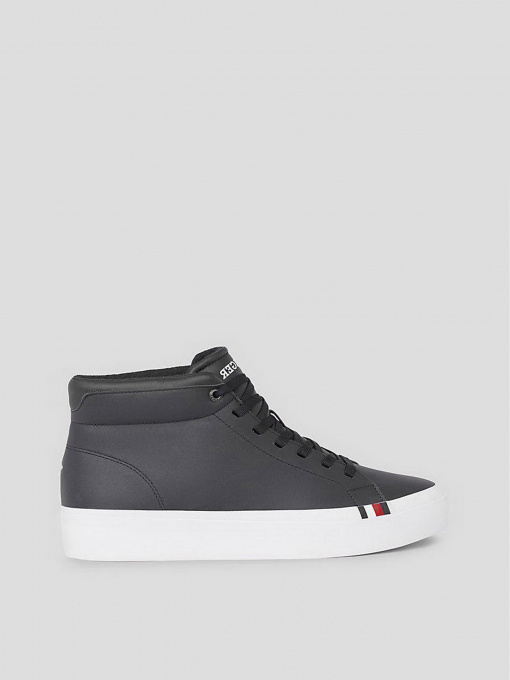 Кеды высокие Tommy Hilfiger Modern Leather Mid-Top Trainers модель FM0FM04820-DW5 Фото