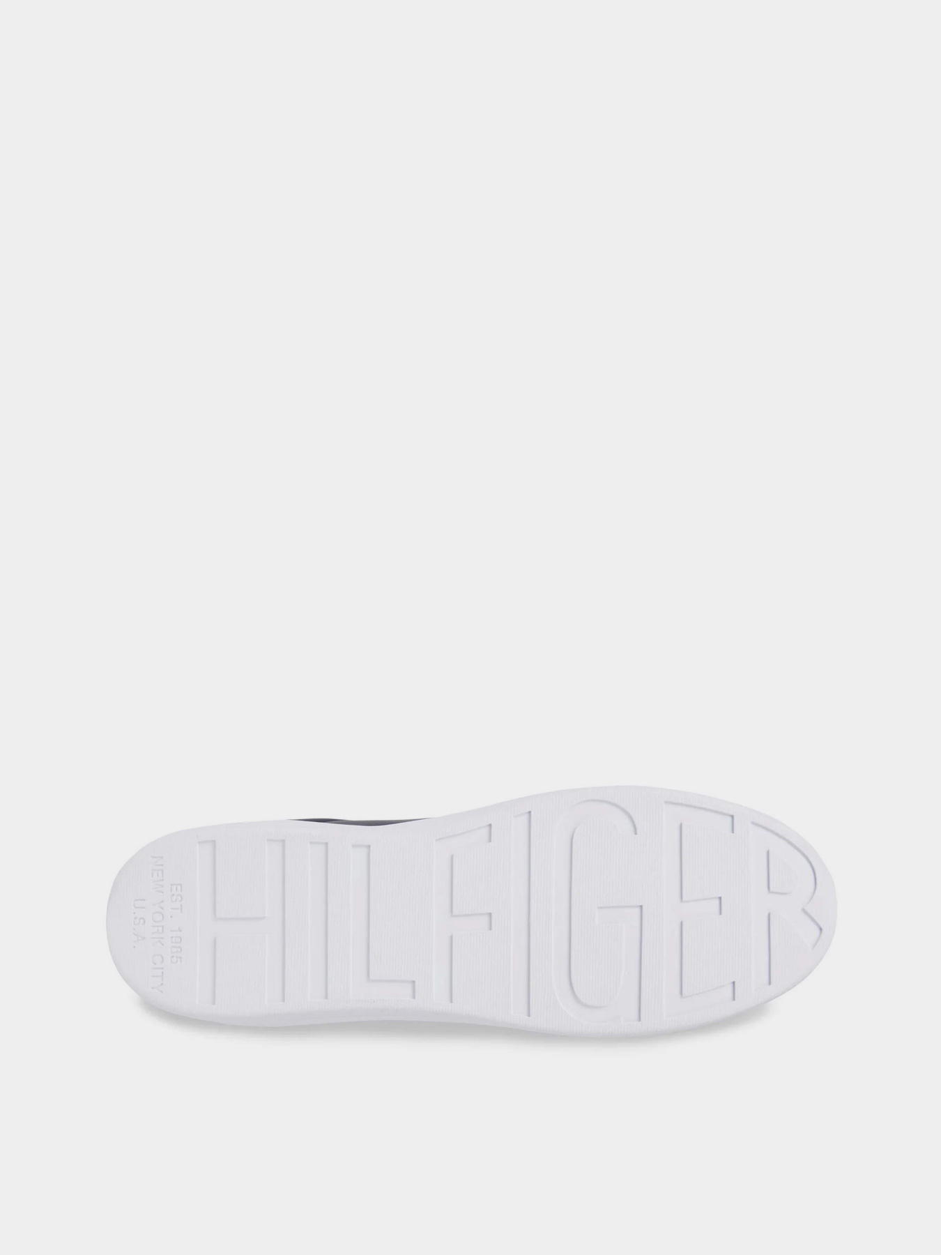 Кеди низькі Tommy Hilfiger Contrast Heel Leather Cupsole Trainers модель FM0FM04829-DW5 Кеди низькі Tommy Hilfiger Contrast Heel Leather Cupsole Trainers модель FM0FM04829-DW5 Фото