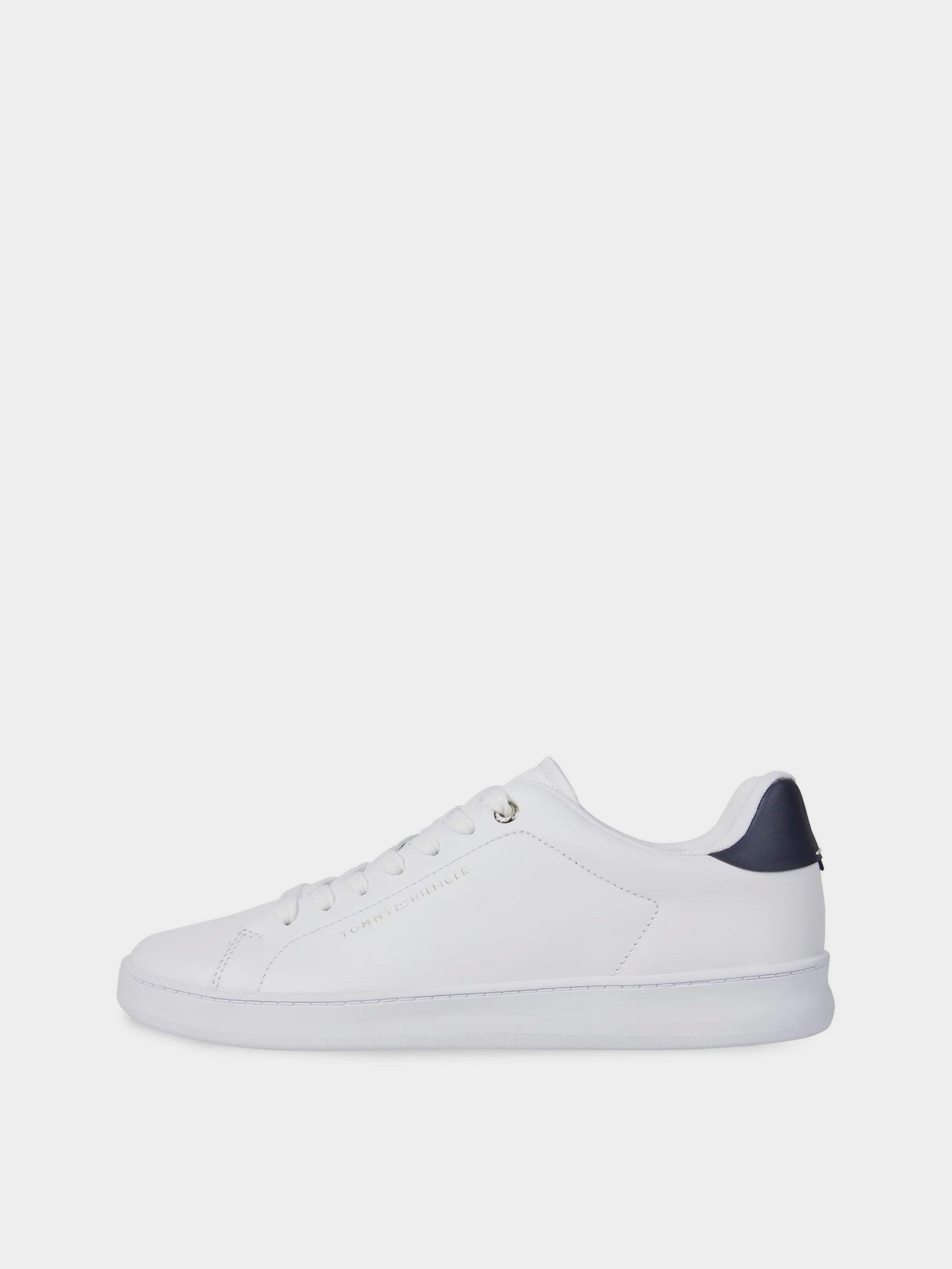 Кеди низькі Tommy Hilfiger Contrast Heel Leather Cupsole Trainers модель FM0FM04829-YBS Кеди низькі Tommy Hilfiger Contrast Heel Leather Cupsole Trainers модель FM0FM04829-YBS Фото