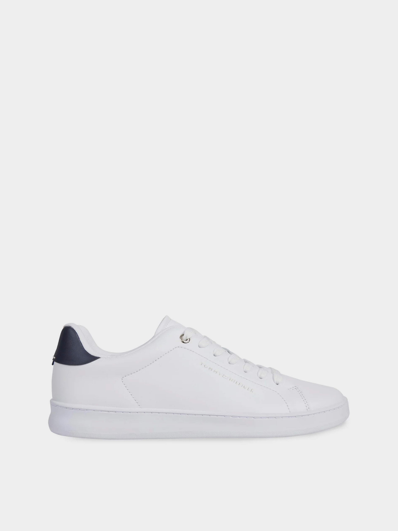 Кеди низькі Tommy Hilfiger Contrast Heel Leather Cupsole Trainers модель FM0FM04829-YBS Кеди низькі Tommy Hilfiger Contrast Heel Leather Cupsole Trainers модель FM0FM04829-YBS Фото