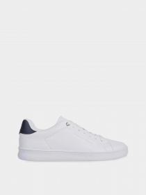 Кеди низькі Tommy Hilfiger Contrast Heel Leather Cupsole Trainers модель FM0FM04829-YBS Кеди низькі Tommy Hilfiger Contrast Heel Leather Cupsole Trainers модель FM0FM04829-YBS Фото