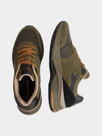 Кроссовки Tommy Hilfiger Modern Prep Leather Trainers модель FM0FM04839-RBN Фото