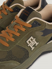 Кроссовки Tommy Hilfiger Modern Prep Leather Trainers модель FM0FM04839-RBN Фото