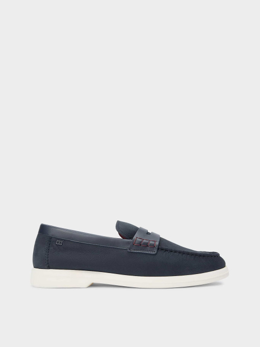 Туфли и лоферы Tommy Hilfiger HILFIGER MIX NUBUCK LOAFER модель FM0FM05785-DW5 Фото