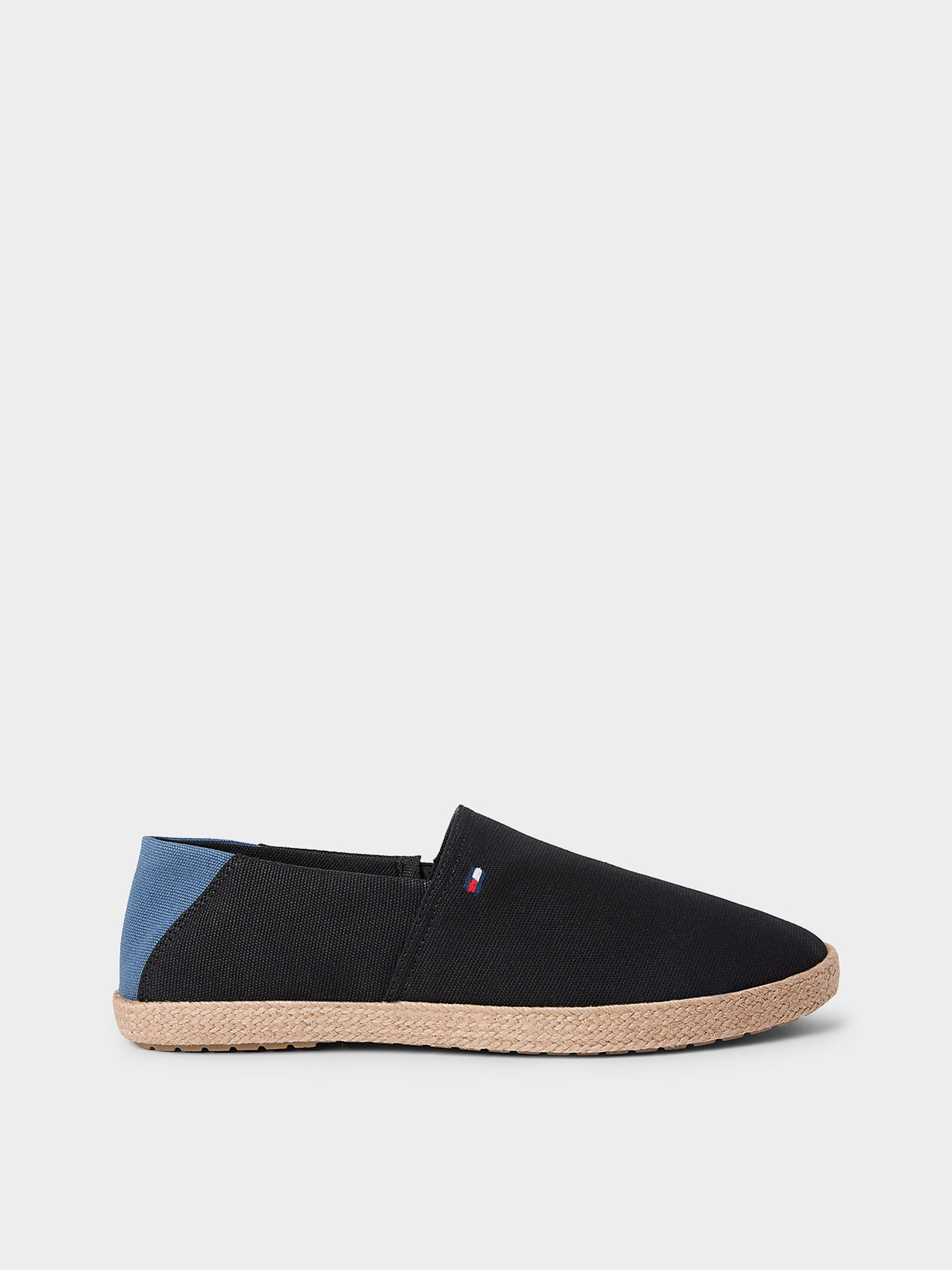 Бавовняні Чоловічі Еспадрильї Tommy Hilfiger CORE HILFIGER ESPADRILLE TEXTI (TE2186) колір чорний Tommy Hilfiger - купити в Україні