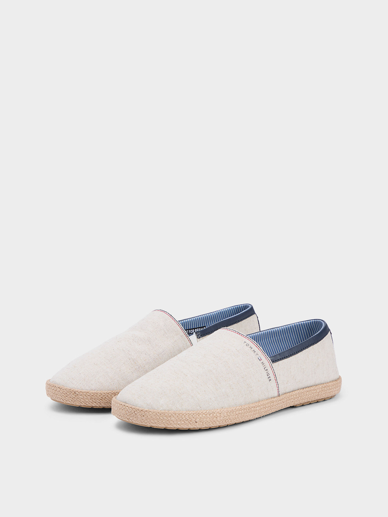 Слипоны и мокасины Tommy Hilfiger HILFIGER CHAMBRAY ESPADRILLE модель FM0FM05793-YBL Фото