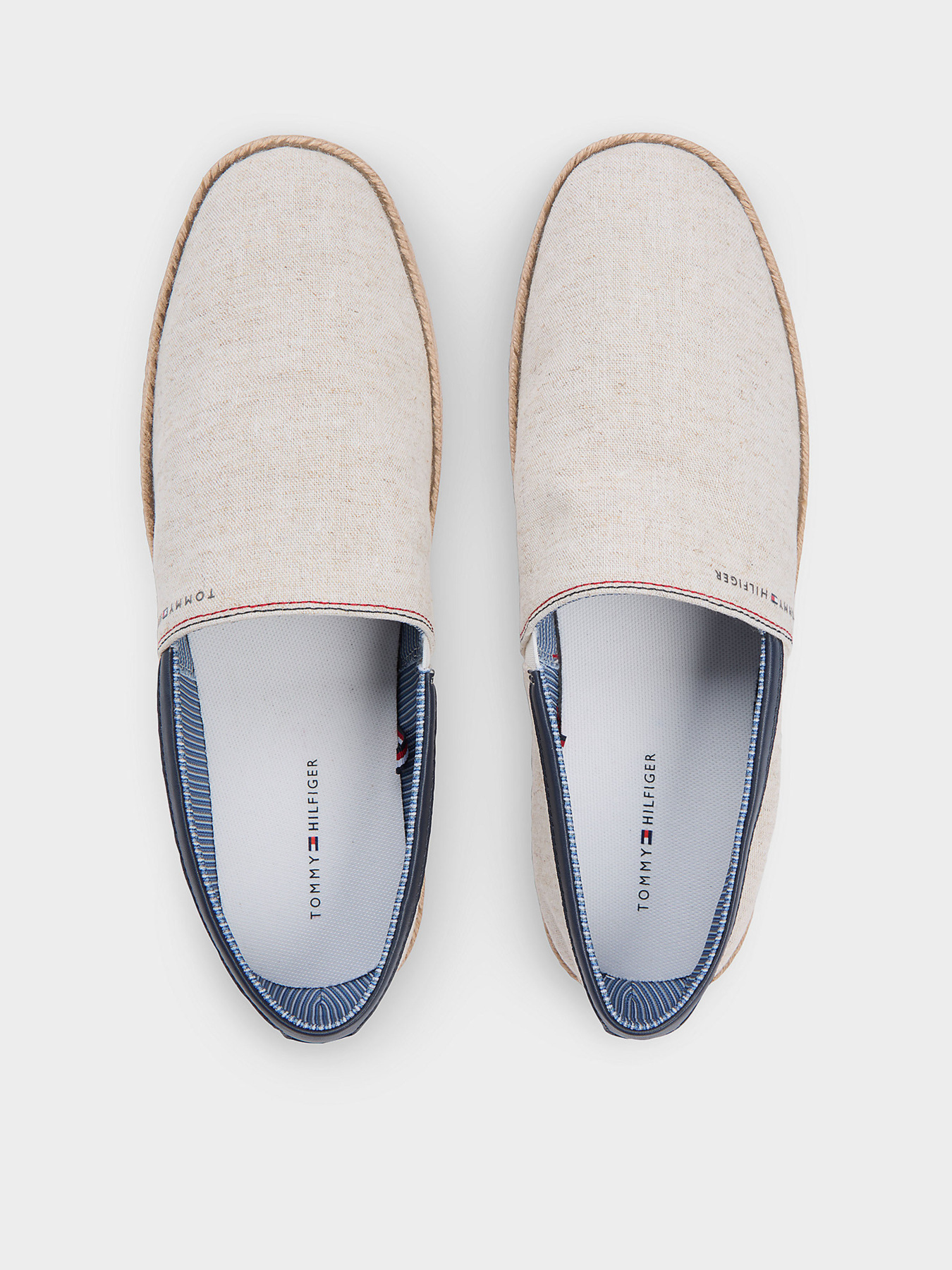Слипоны и мокасины Tommy Hilfiger HILFIGER CHAMBRAY ESPADRILLE модель FM0FM05793-YBL Фото