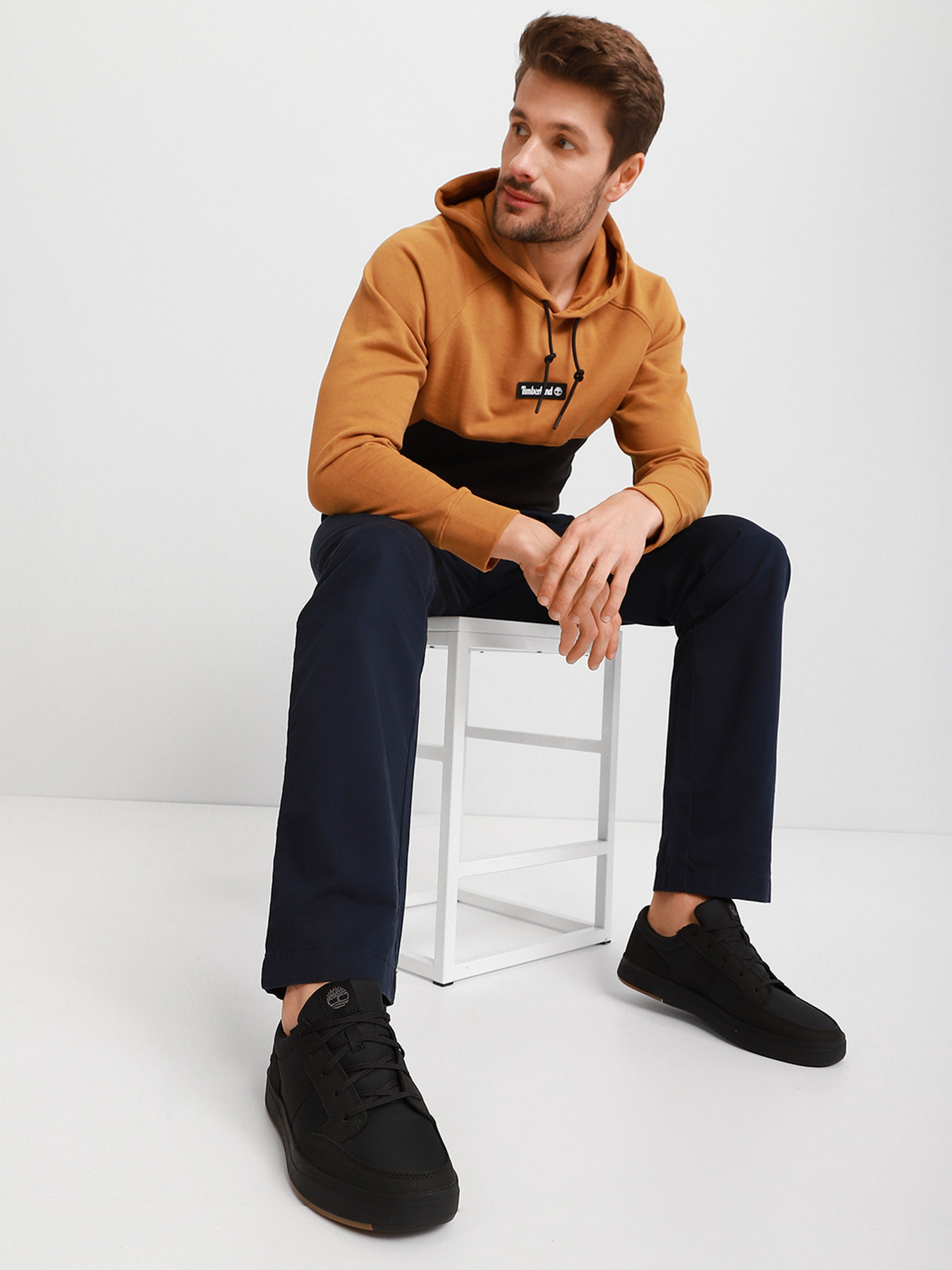 Кеды низкие Timberland Davis Square Fabric and Leather Oxford Basic модель TB0A26Y6001 Фото