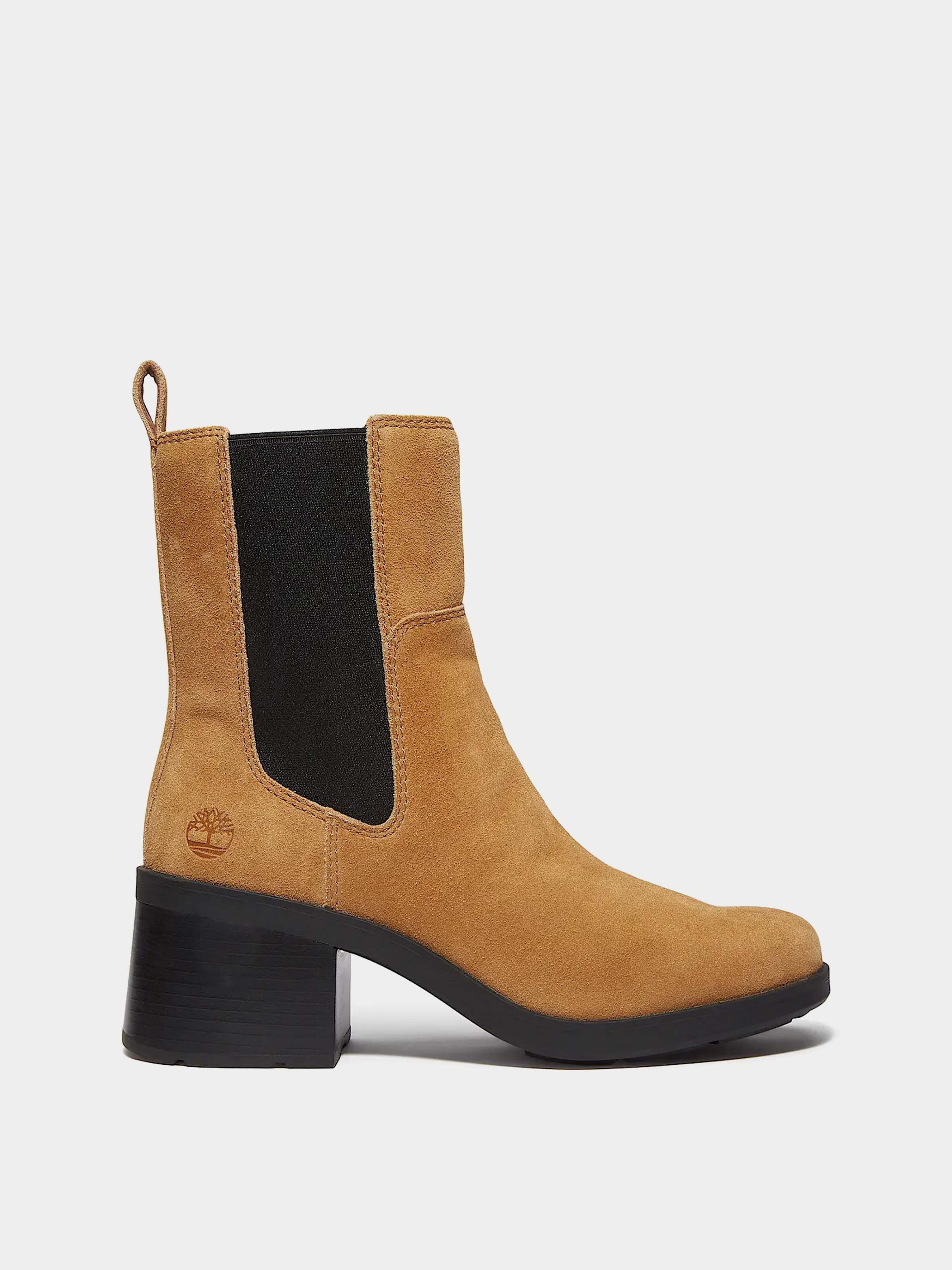 Замшеві Жіночі Челсі Timberland BELLEVAUX (TG3394) колір коричневий