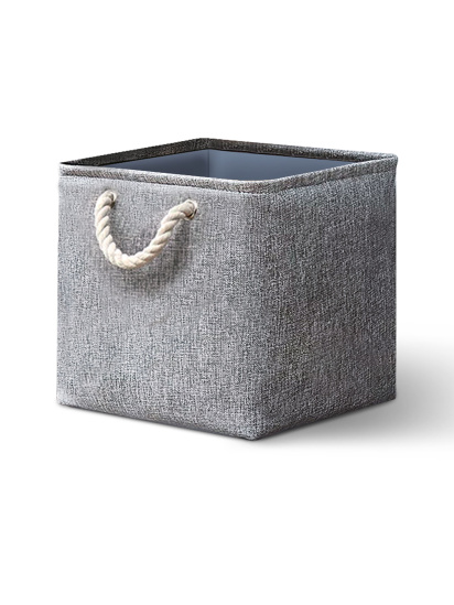 MBM MY HOME ­Ящик для зберігання з ручками сірий модель TH-12 GRAY — фото 6 - INTERTOP