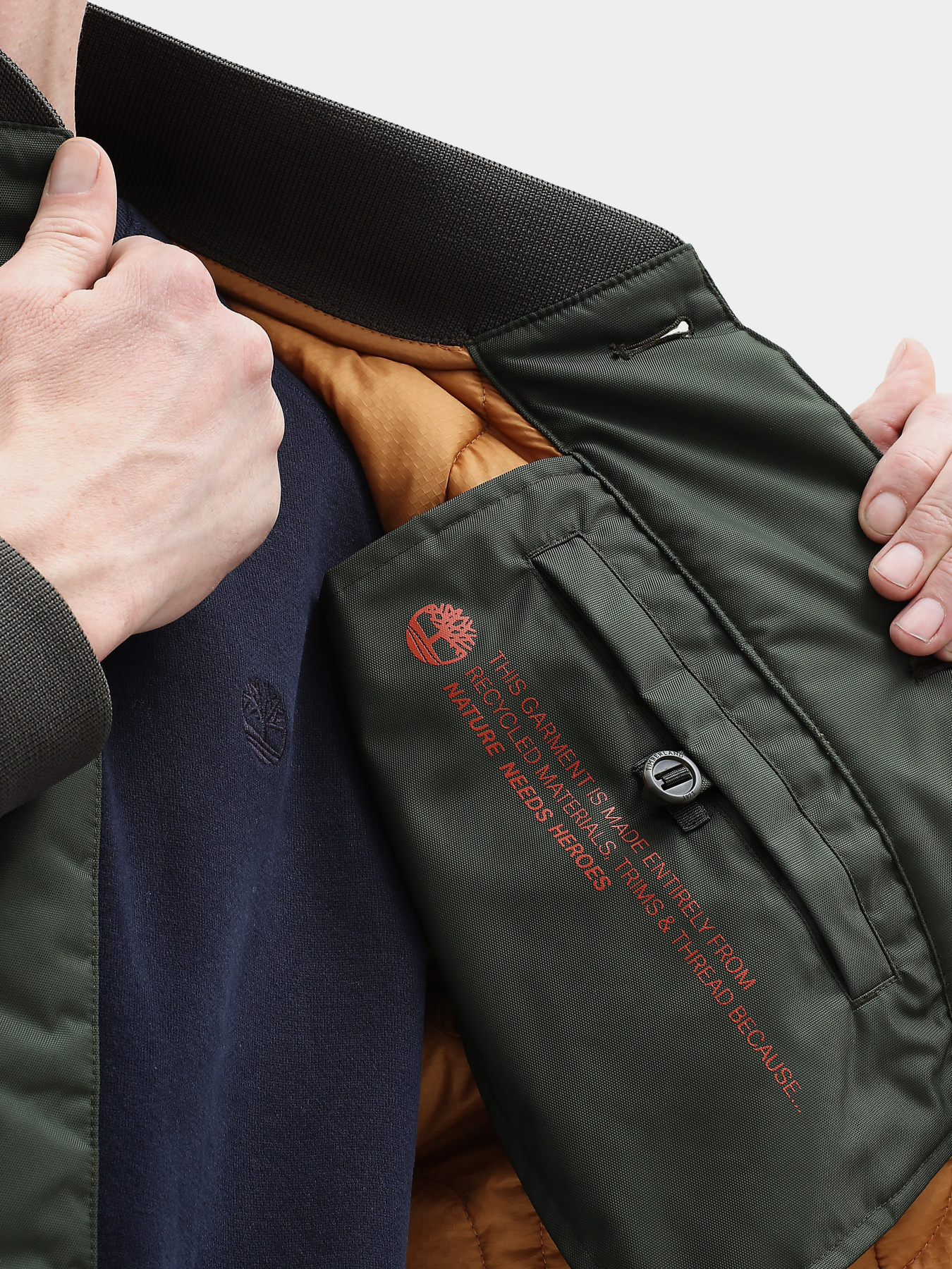 Демисезонная куртка Timberland Ecoriginal Bomber модель TB0A1XW9A58 Фото