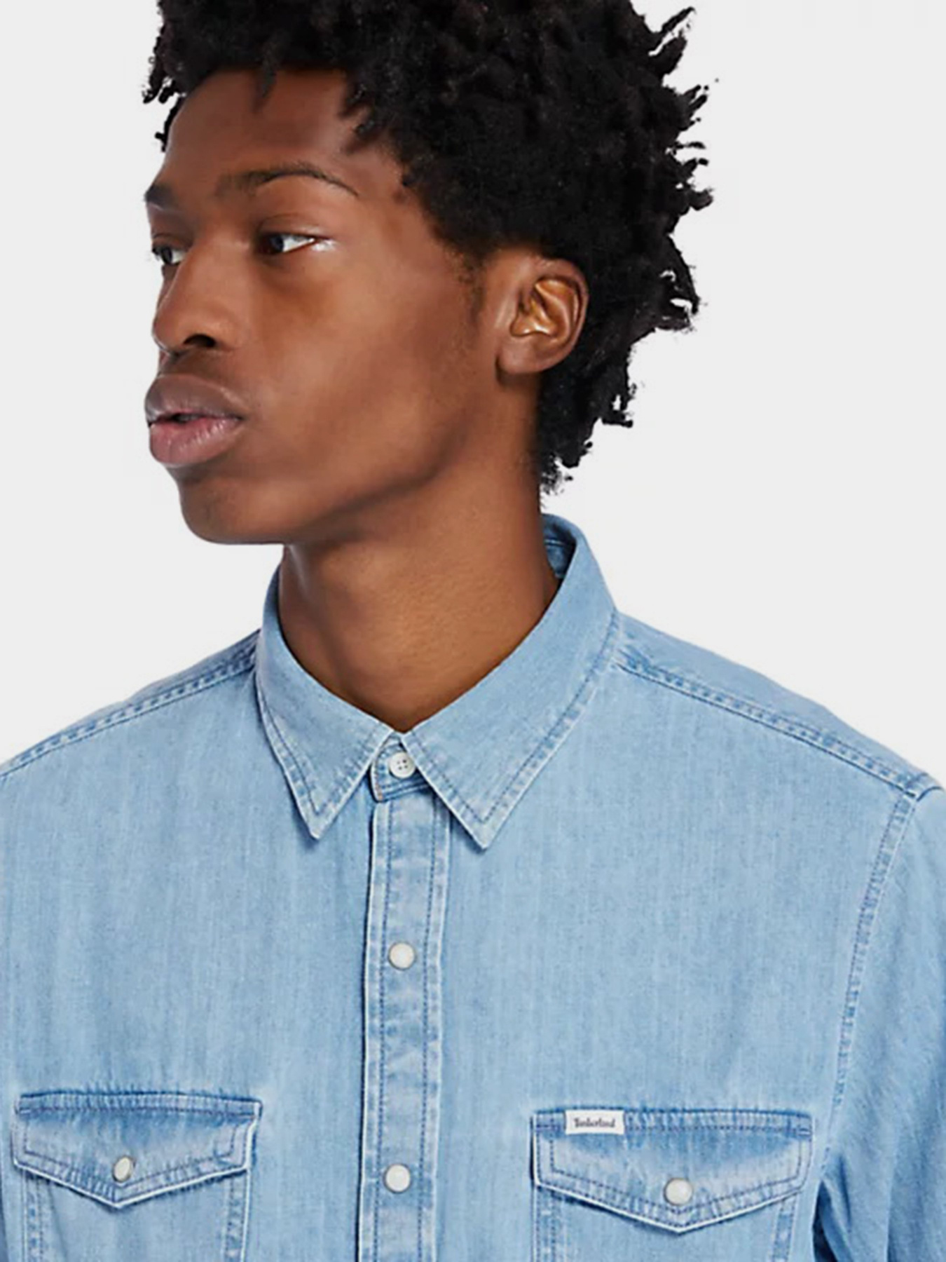 Рубашка Timberland Mumford River Denim модель TB0A2D6RAS2 Фото