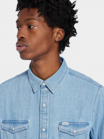 Рубашка Timberland Mumford River Denim модель TB0A2D6RAS2 Фото