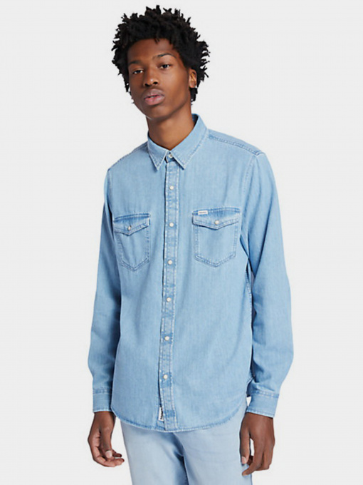 Рубашка Timberland Mumford River Denim модель TB0A2D6RAS2 Фото