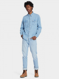 Рубашка повседневная Timberland Mumford River Denim модель TB0A2D6RAS2 Фото