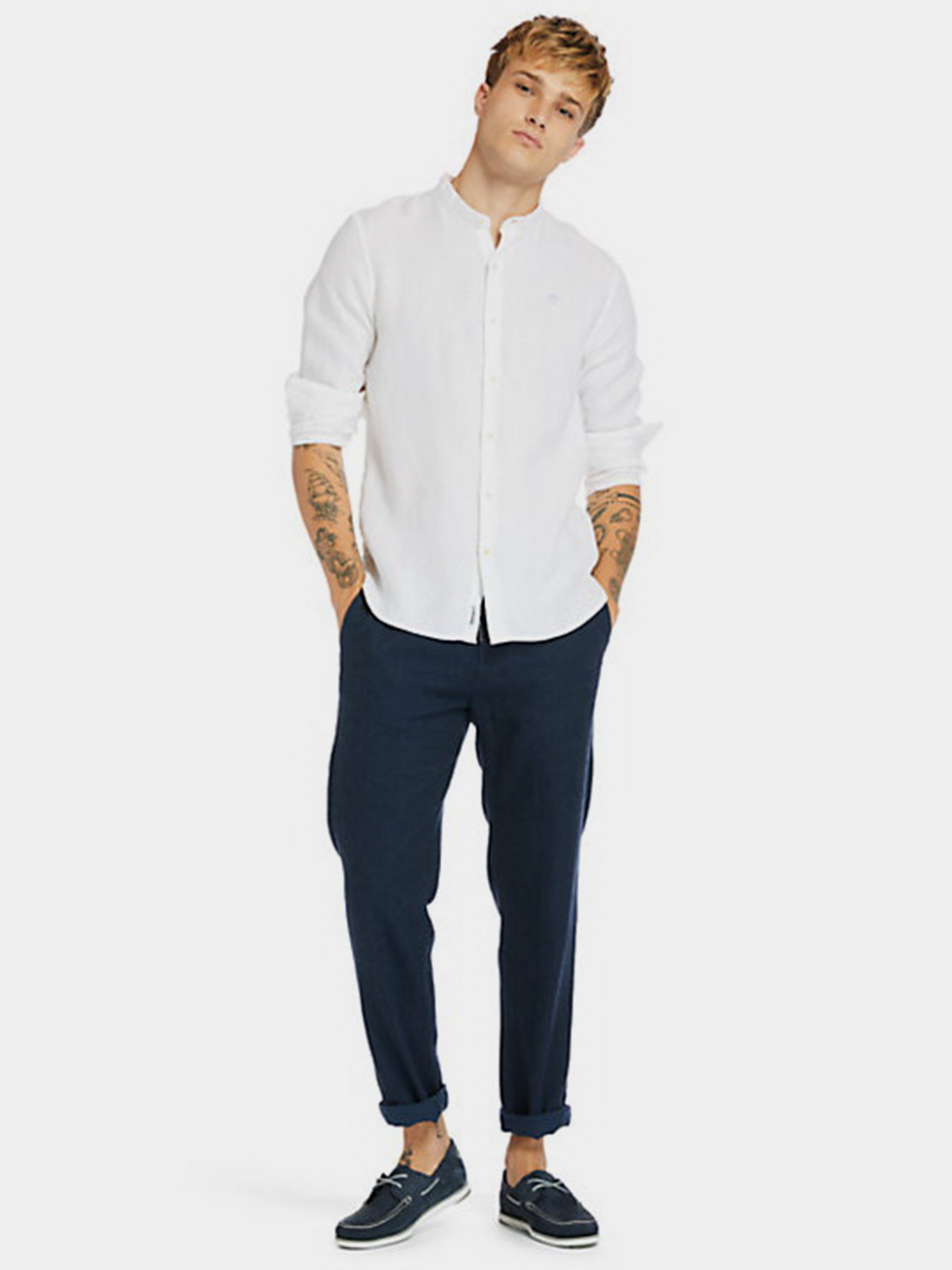 Рубашка Timberland LS MILL RIVER LINEN модель TB0A2DC1100 Фото