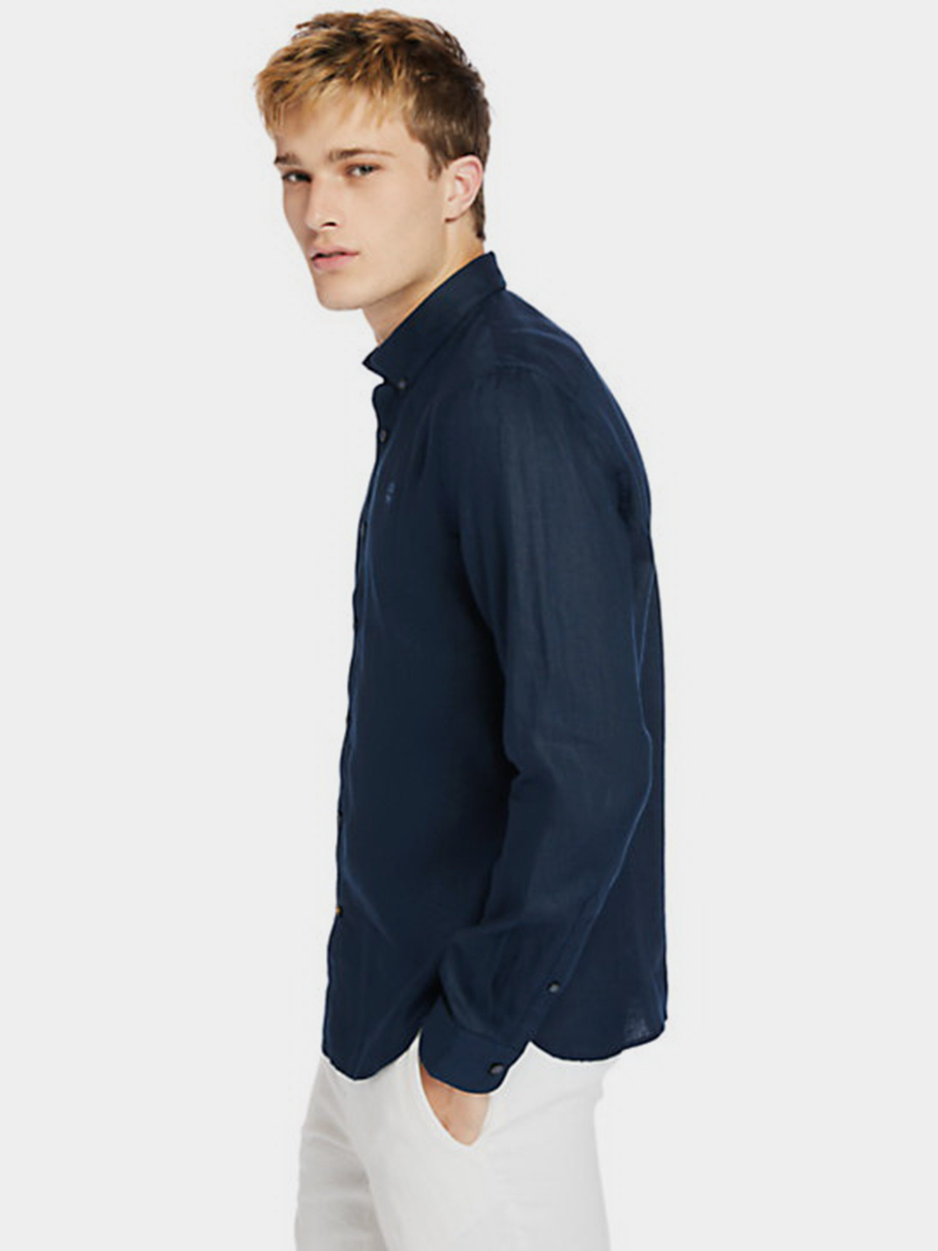 Рубашка Timberland Mill River Linen модель TB0A2DC3433 Фото