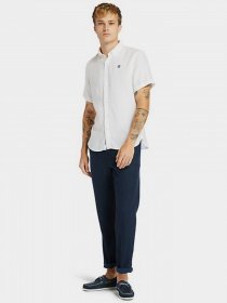 Рубашка повседневная Timberland Mill Brook Linen модель TB0A2DCC100 Фото