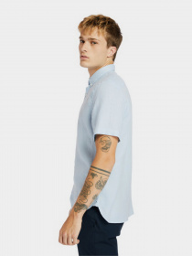 Рубашка повседневная Timberland Mill River Linen модель TB0A2DCC940 Рубашка повседневная Timberland Mill River Linen модель TB0A2DCC940 Фото