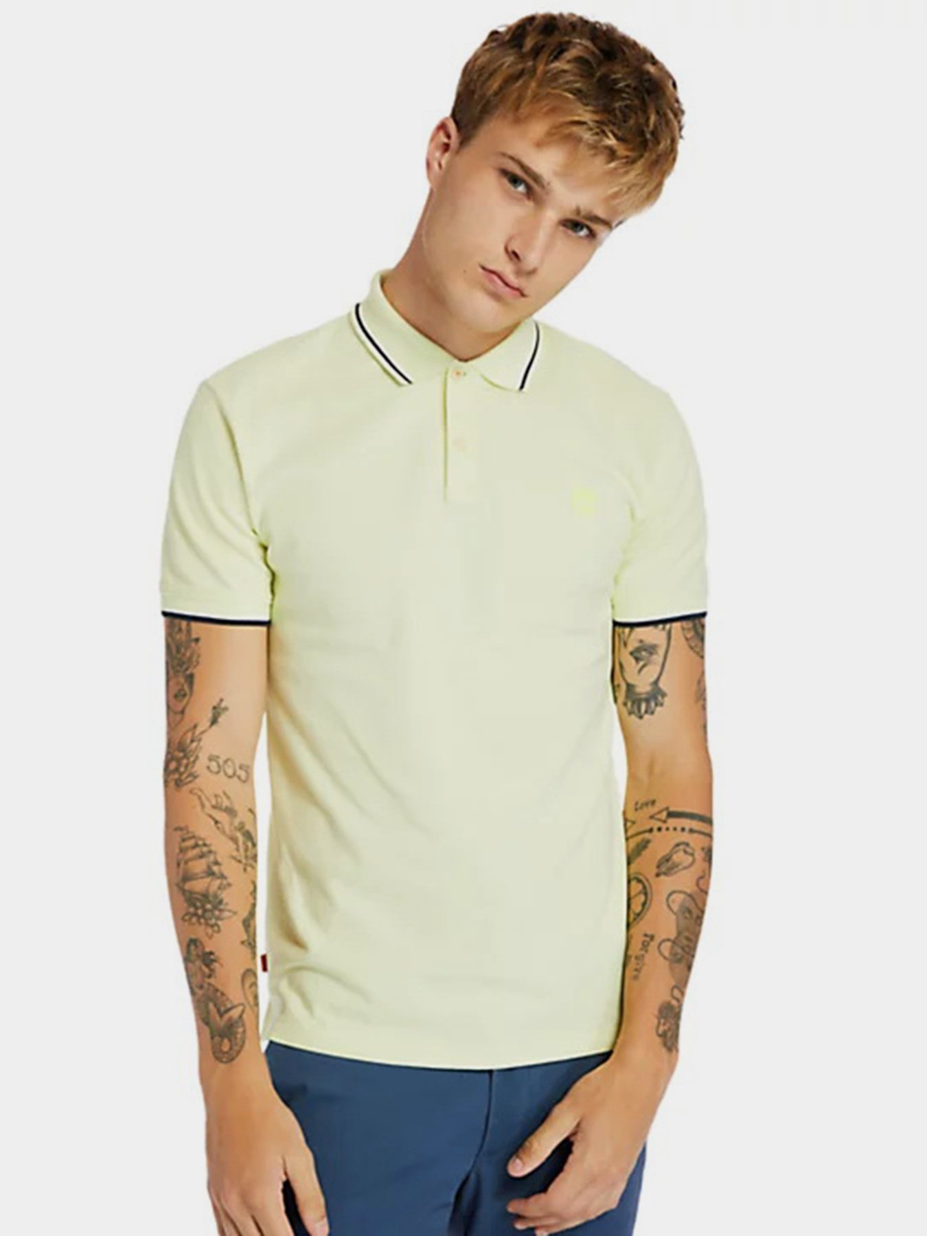 Поло Timberland SS MR Pique Tipped P модель TB0A2BP5322 Фото