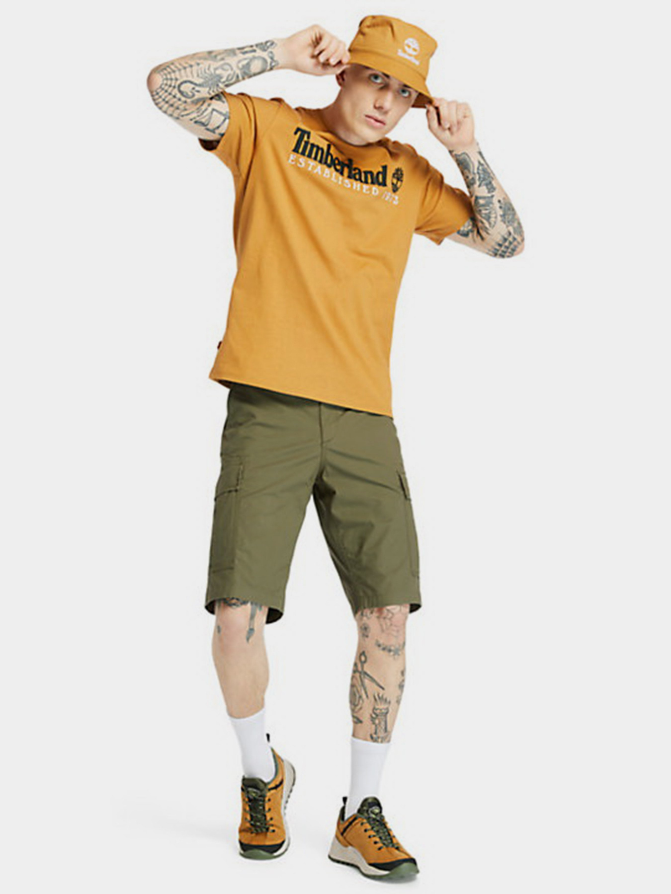 Футболка Timberland Outdoor Est.1973 Linear Logo модель TB0A2CMAP47 Фото