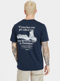 Футболки и поло Timberland Archive-Print Tee модель TB0A2E6E433 Фото