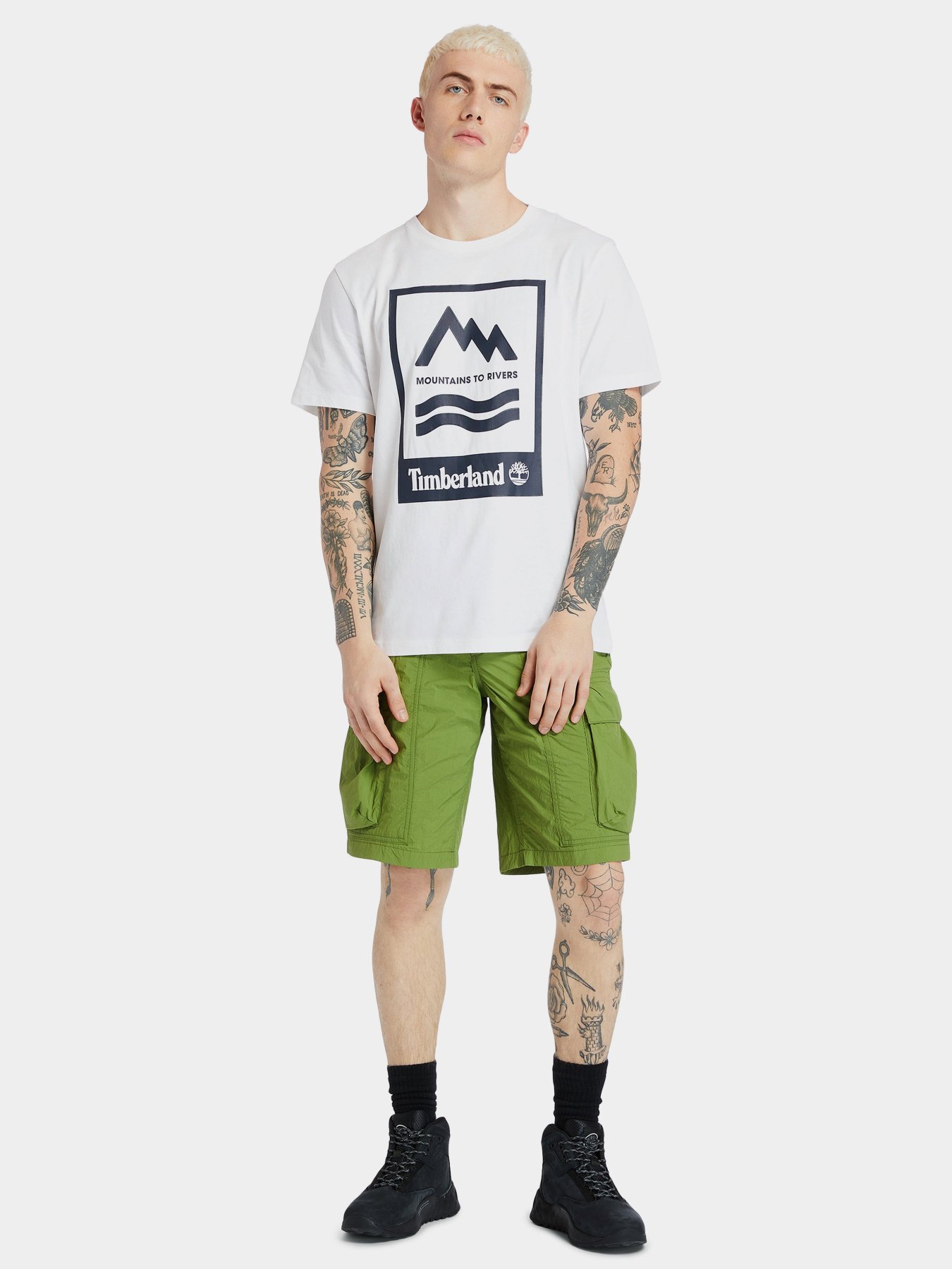 Футболка Timberland Mountain-To-River модель TB0A2FNH100 Фото