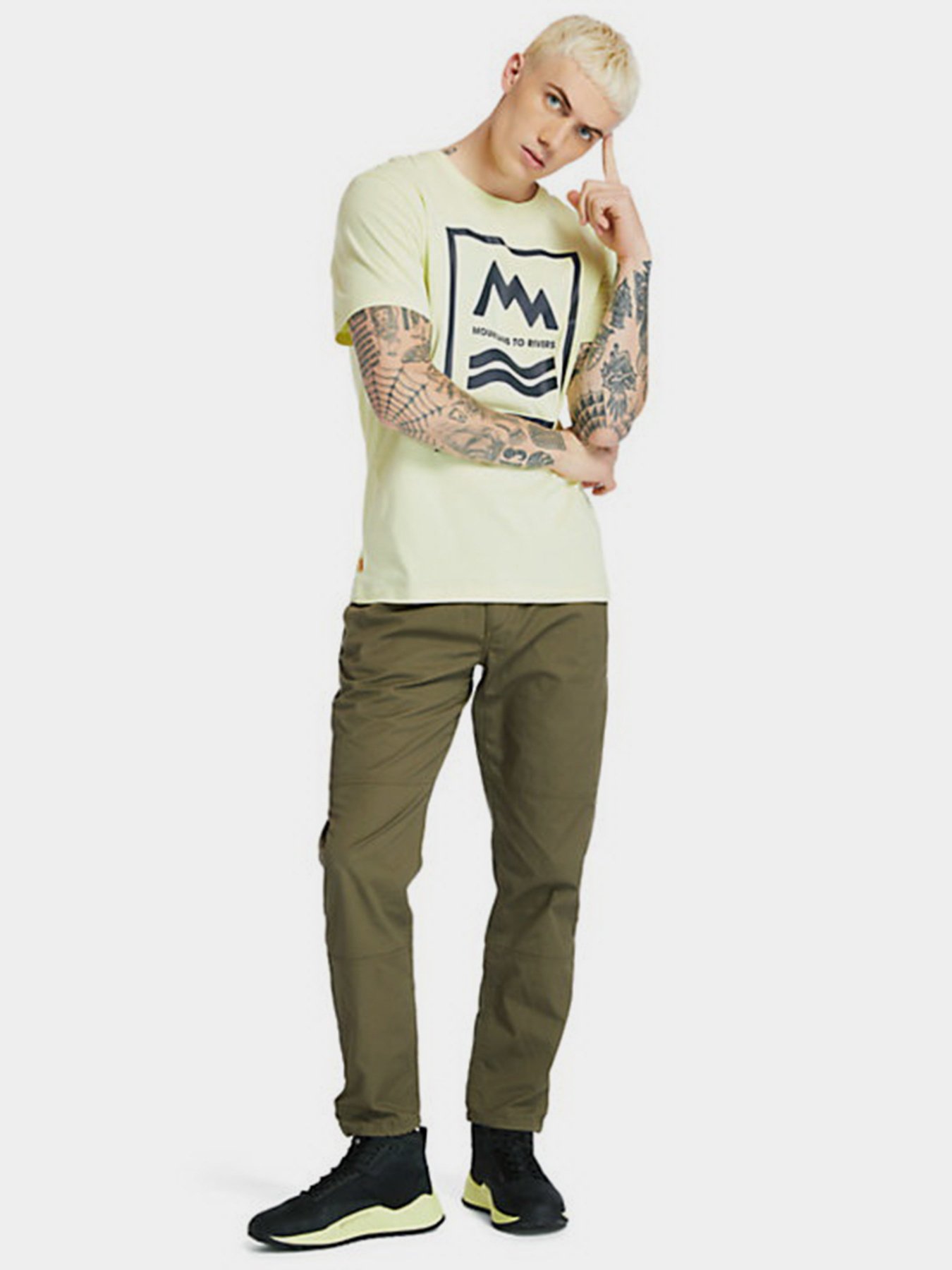 Футболки и поло Timberland Mountain-To-River модель TB0A2FNH322 Фото