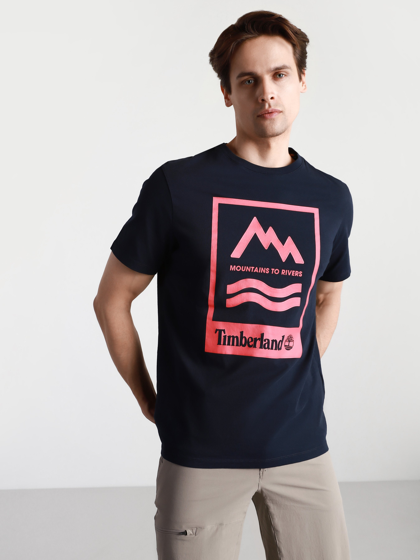 Футболки и поло Timberland Mountain-To-River модель TB0A2FNH433 Фото