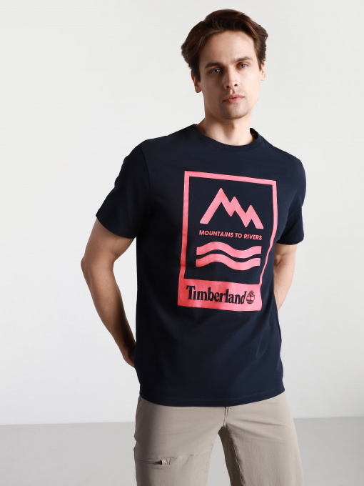 Футболки и поло Timberland Mountain-To-River модель TB0A2FNH433 Фото