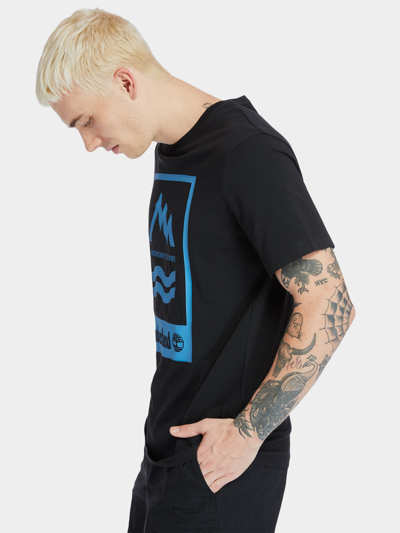 Футболки і поло Timberland Mountain-To-River модель TB0A2FNH001 Фото