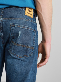 Прямые джинсы Timberland Tacoma Lake Distressed модель TB0A2D2ZAR934 Фото