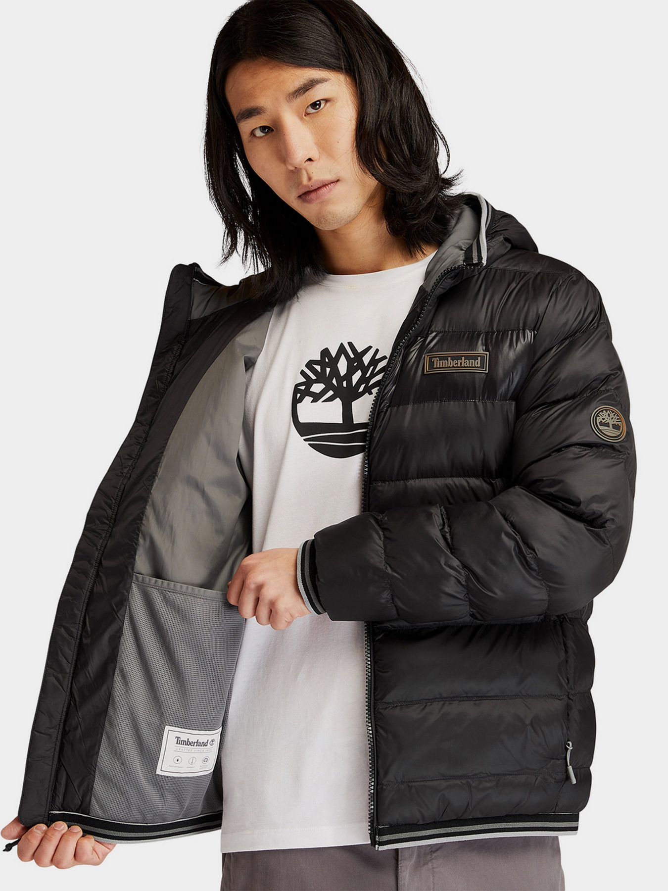 Демісезонна куртка Timberland Garfield Hooded Puffer модель TB0A2GA1001 Фото