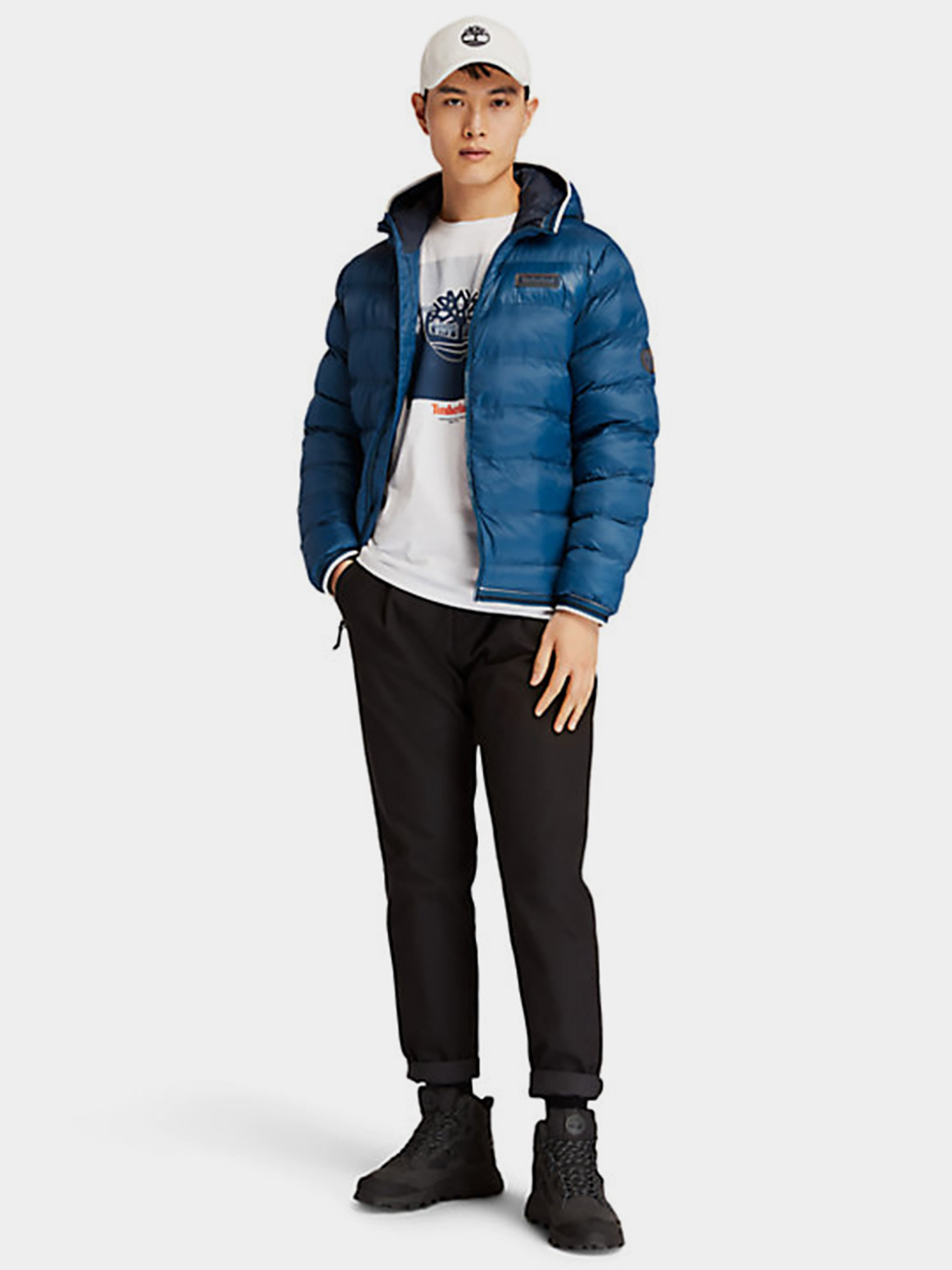 Демісезонна куртка Timberland Garfield Hooded Puffer модель TB0A2GA1BZ4 Фото