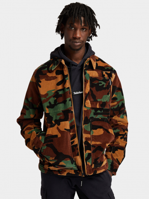 Демисезонная куртка Timberland YC Camo Corduroy Chore модель TB0A22ADCD1 Фото