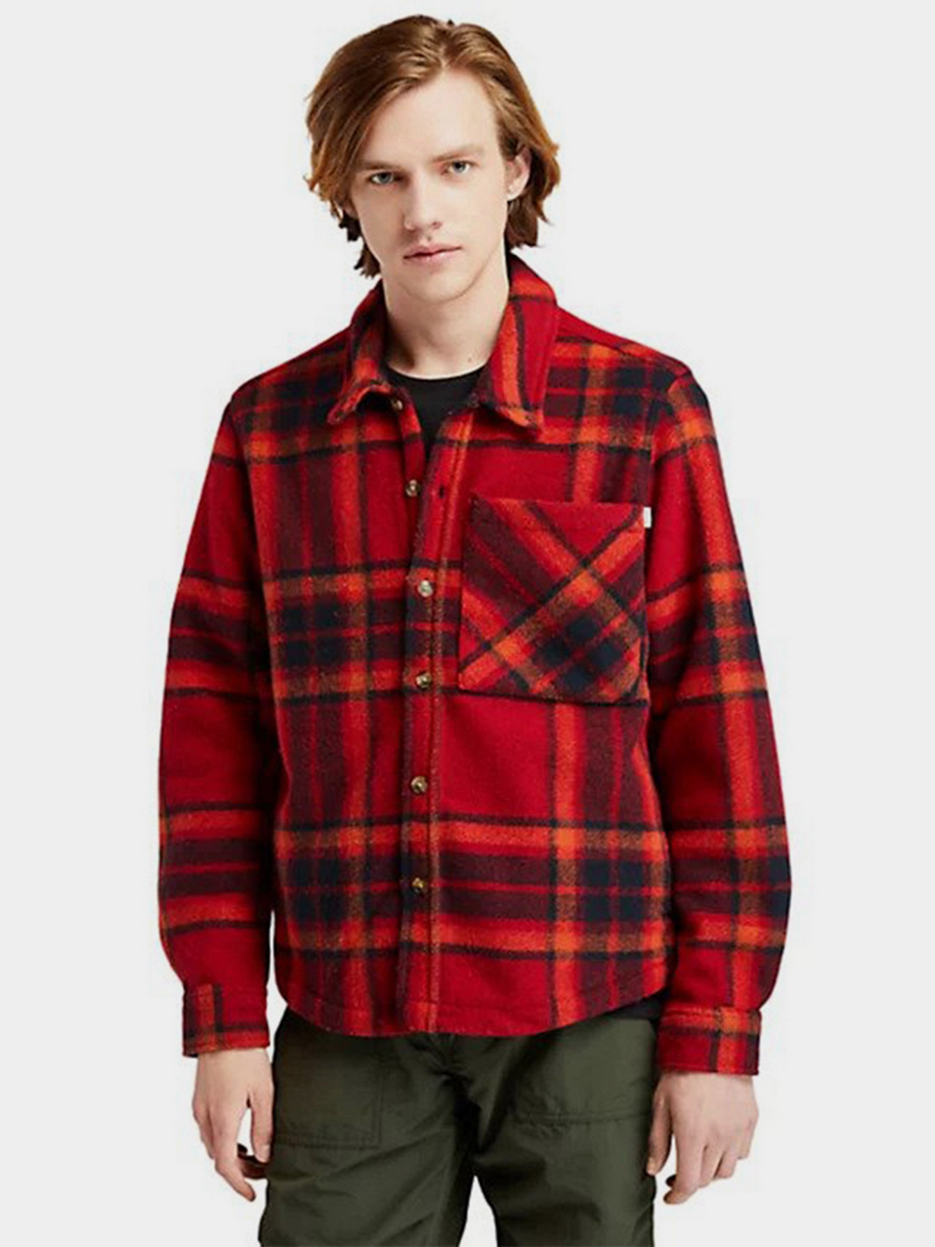 Рубашка Timberland Plaid Fleece модель TB0A22Y9CA2 Фото
