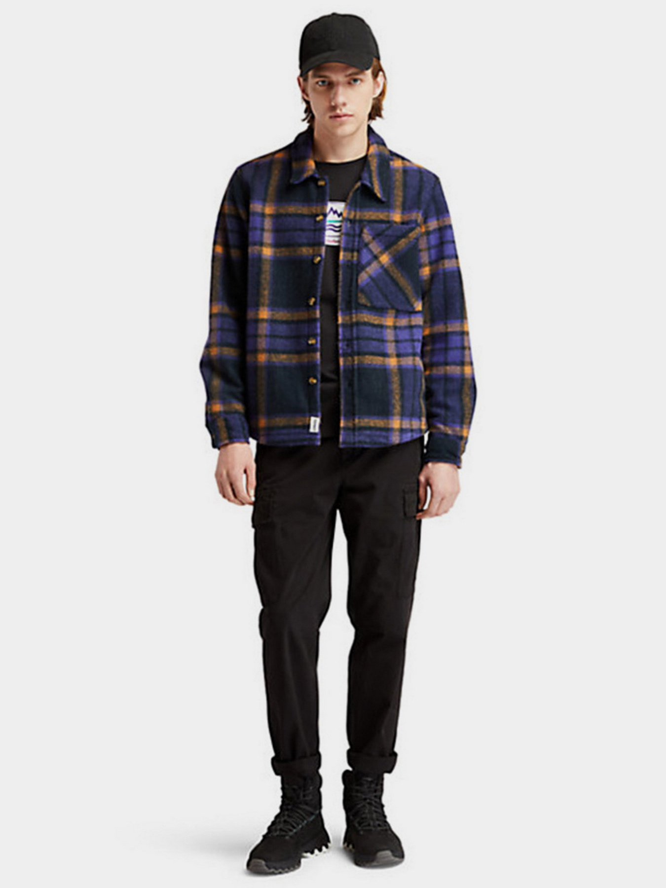 Рубашка Timberland Plaid Fleece модель TB0A22Y9CA5 Фото